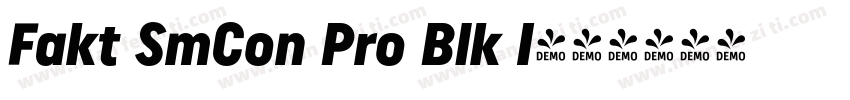 Fakt SmCon Pro Blk I字体转换